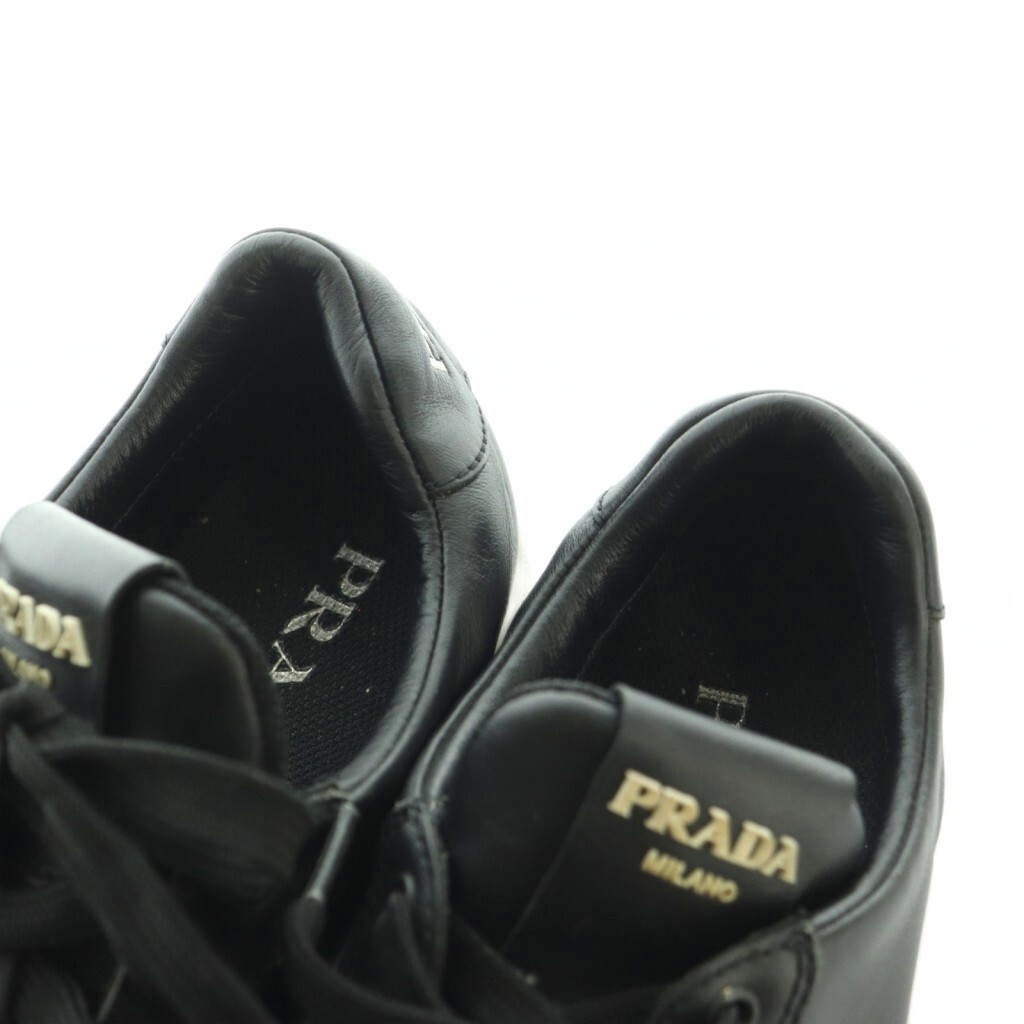 Prada Sneakers Black Women's Size EU39/US9 2EG400 26cm