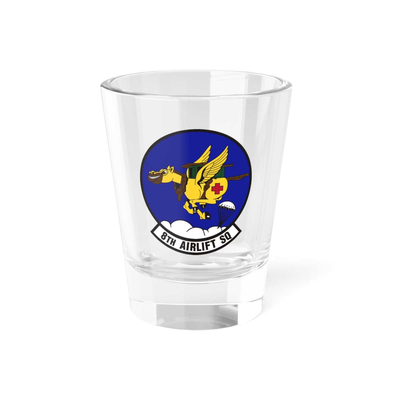 8th Airlift Squadron (U.S. Air Force) Shot Glass 1.5oz