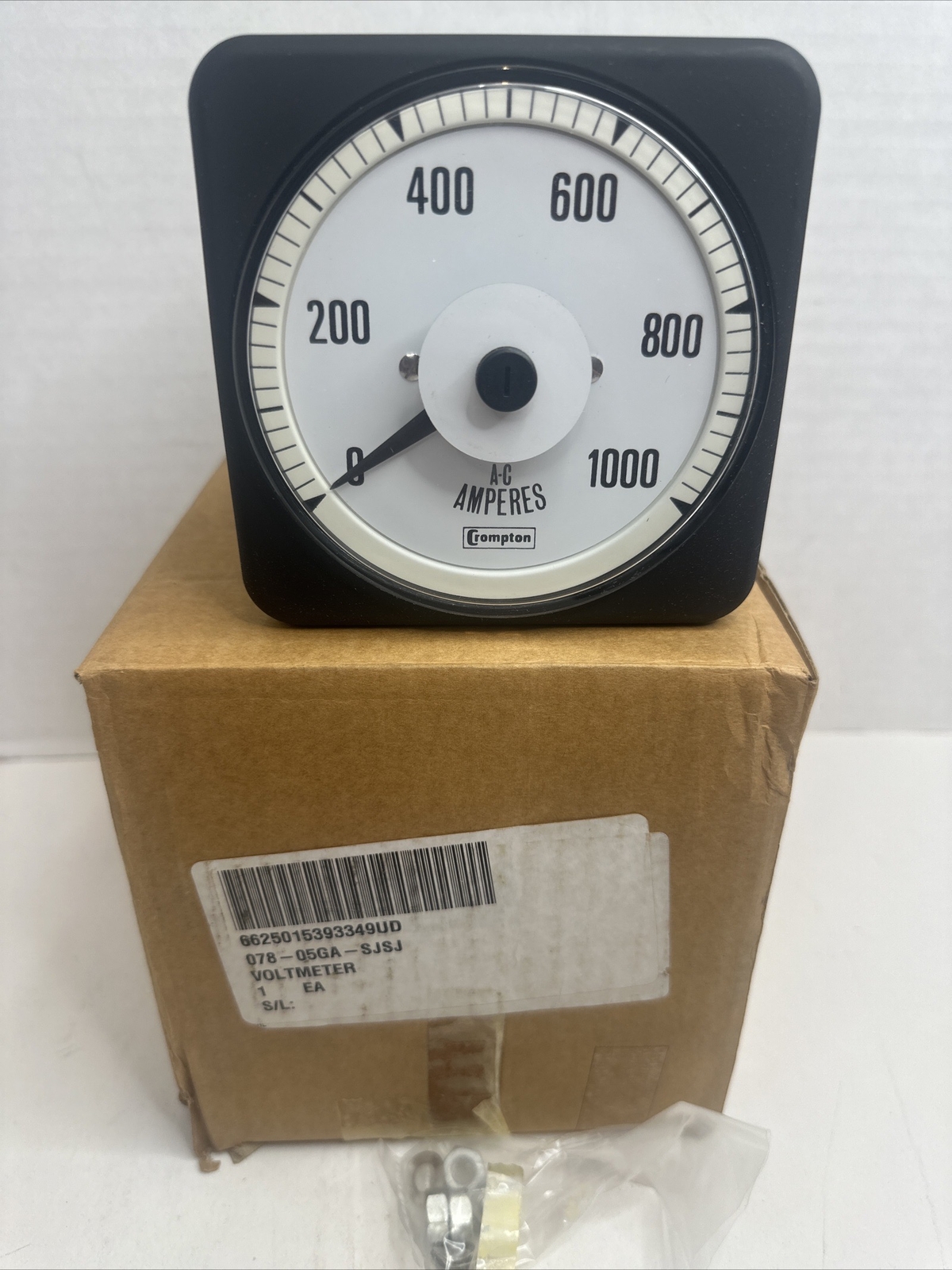 Crompton AC Voltmeter 0-1000 Military Surplus