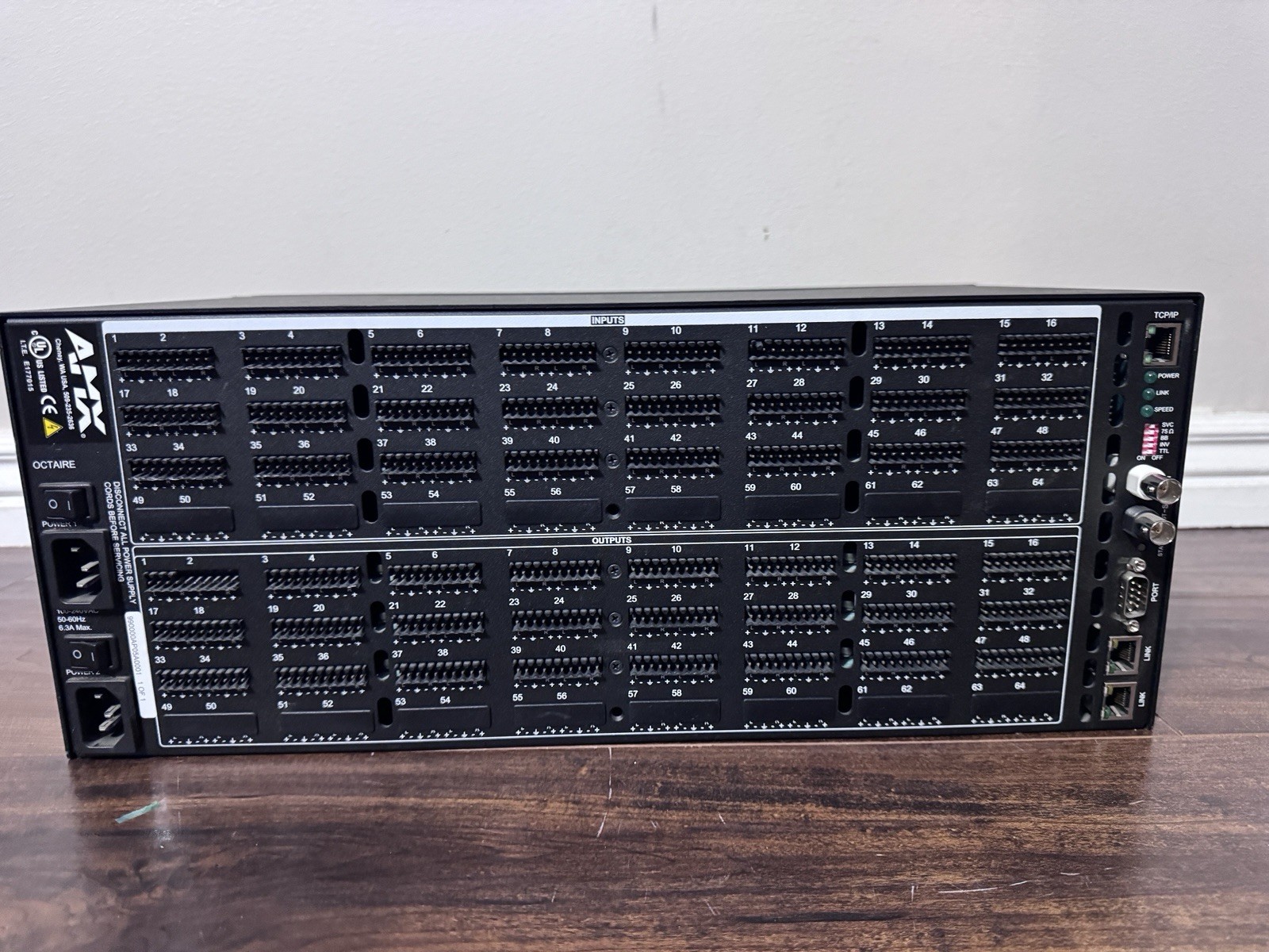 AMX AutoPatch Octaire 48x48 Matrix Switcher Tested Working Enterprise AV