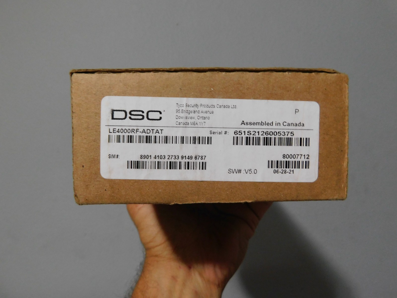 DSC LE4000RF-ADTAT LTE ADT Cellular Alarm Communicator Ver 5.0 NEW
