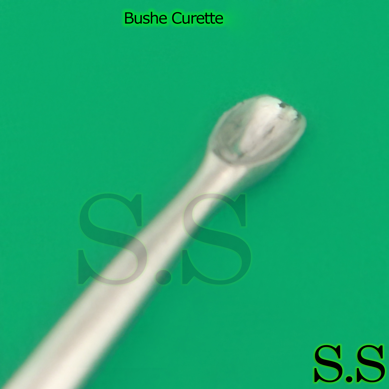 Bushe Curette 25cm + 4mm Surgical Instruments