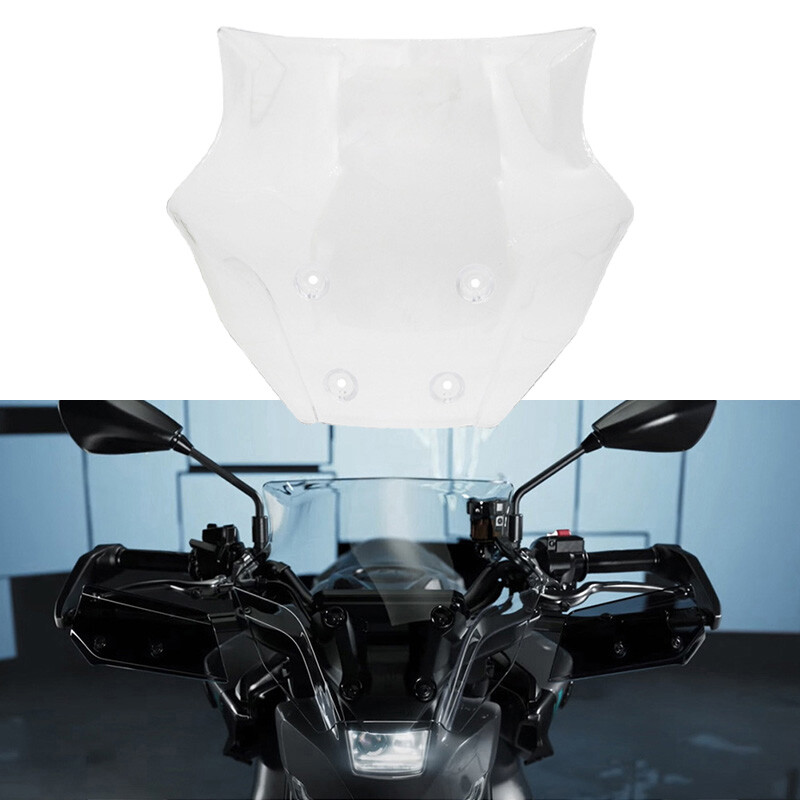 1Pcs Fit For YAMAHA MT-09 2024 Transparent Motorcycle Windshield Windscreen ABS
