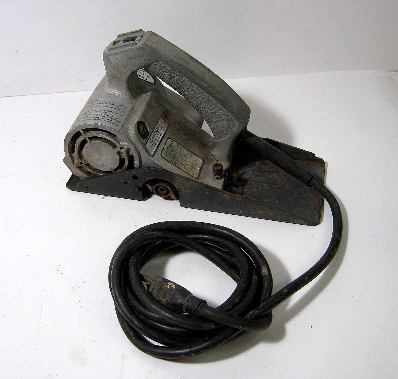 Vintage Sears Craftsman Commercial Power Plane Model# 31525020 Works See Video