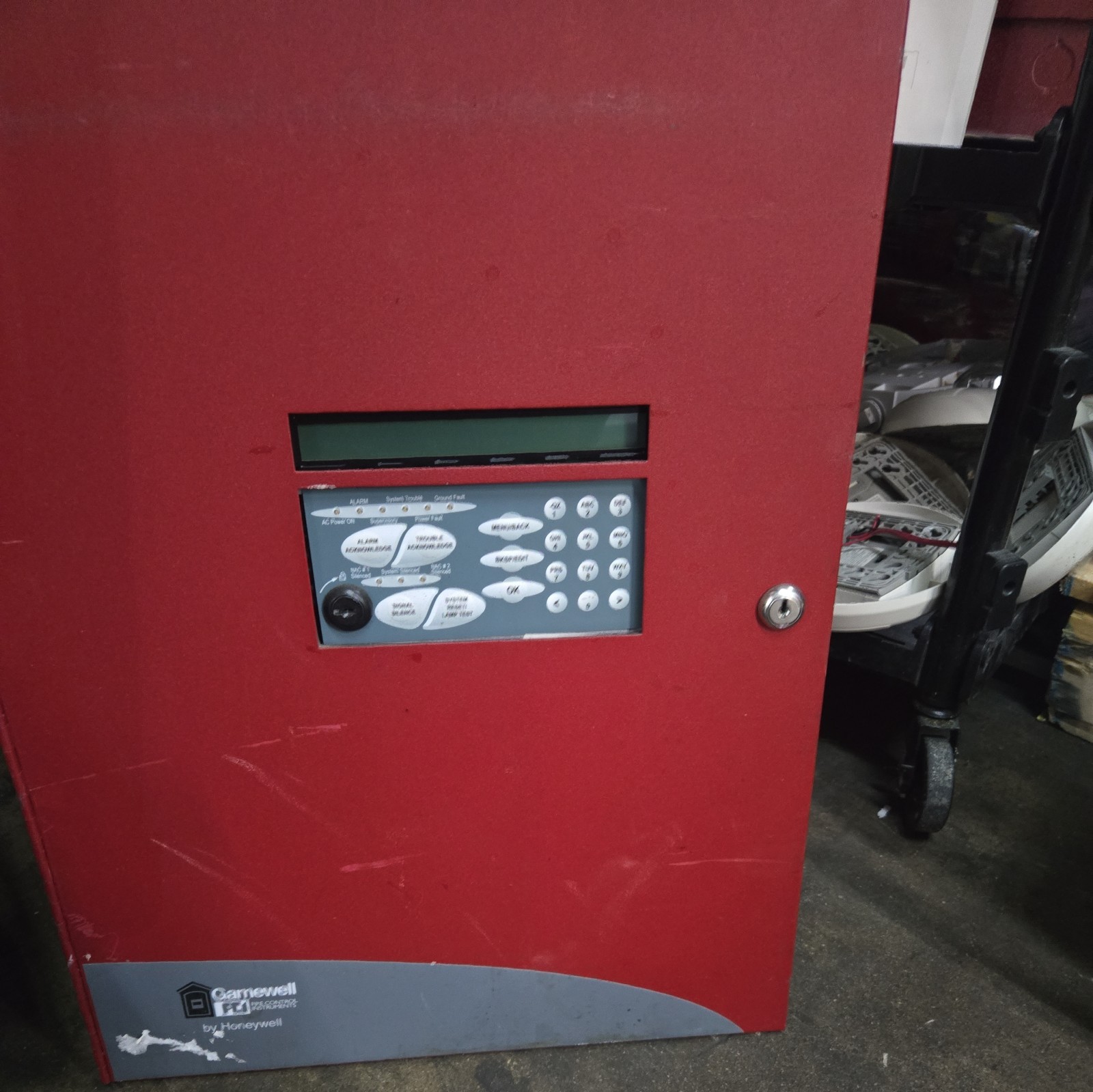 Gamewell-FCI 7100 Fire Alarm Control Panel Cabinet
