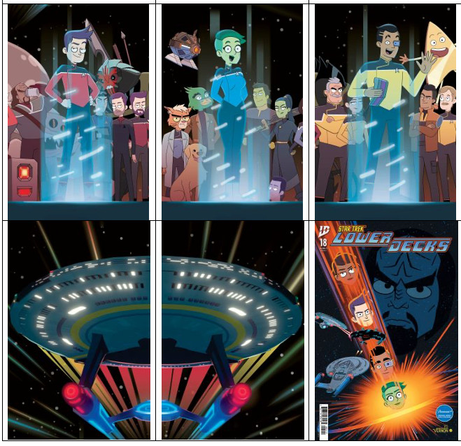 Star Trek Lower Decks #14 15 16 17 18 CONNECTING Cover B & #18 A Set Lot 2026