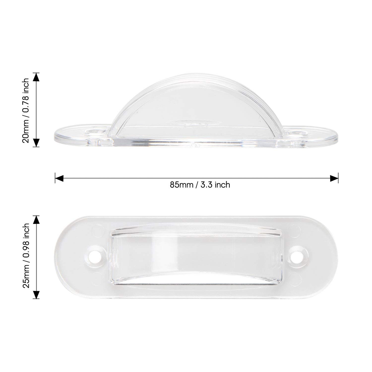 Wall Switch Guards Plate Covers Child Safety Security Home Decor (4 Pack), Cl...