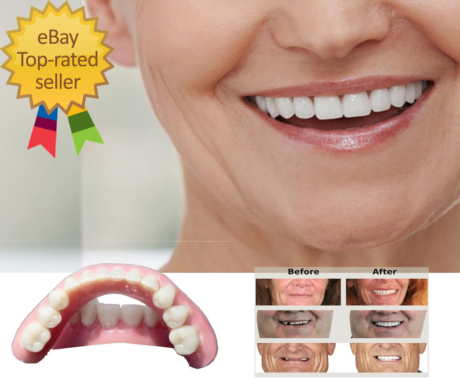 DIY Kit with Impression N Do It Yourself Partial Denture Solution Small