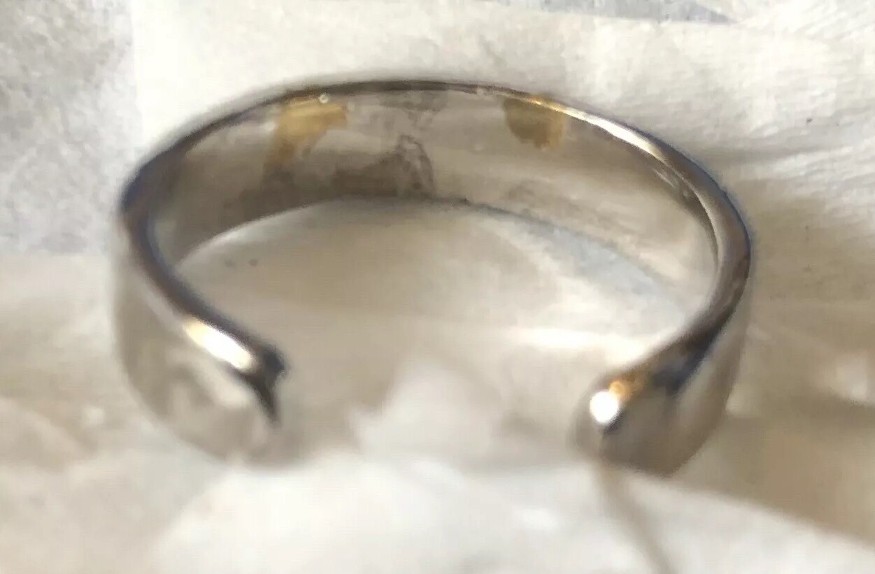 Lady’s Antique Silver Plated Adjustable Finger or Toe Ring