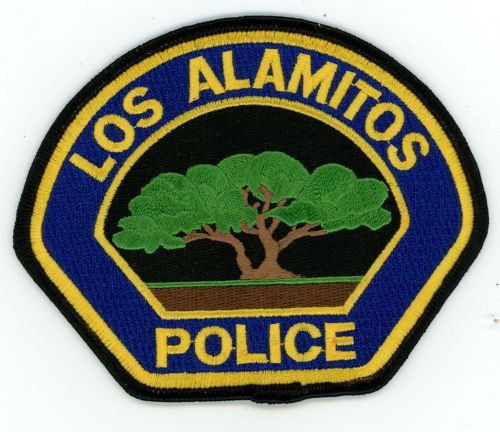 CALIFORNIA CA LOS ALAMITOS POLICE NICE SHOULDER PATCH SHERIFF