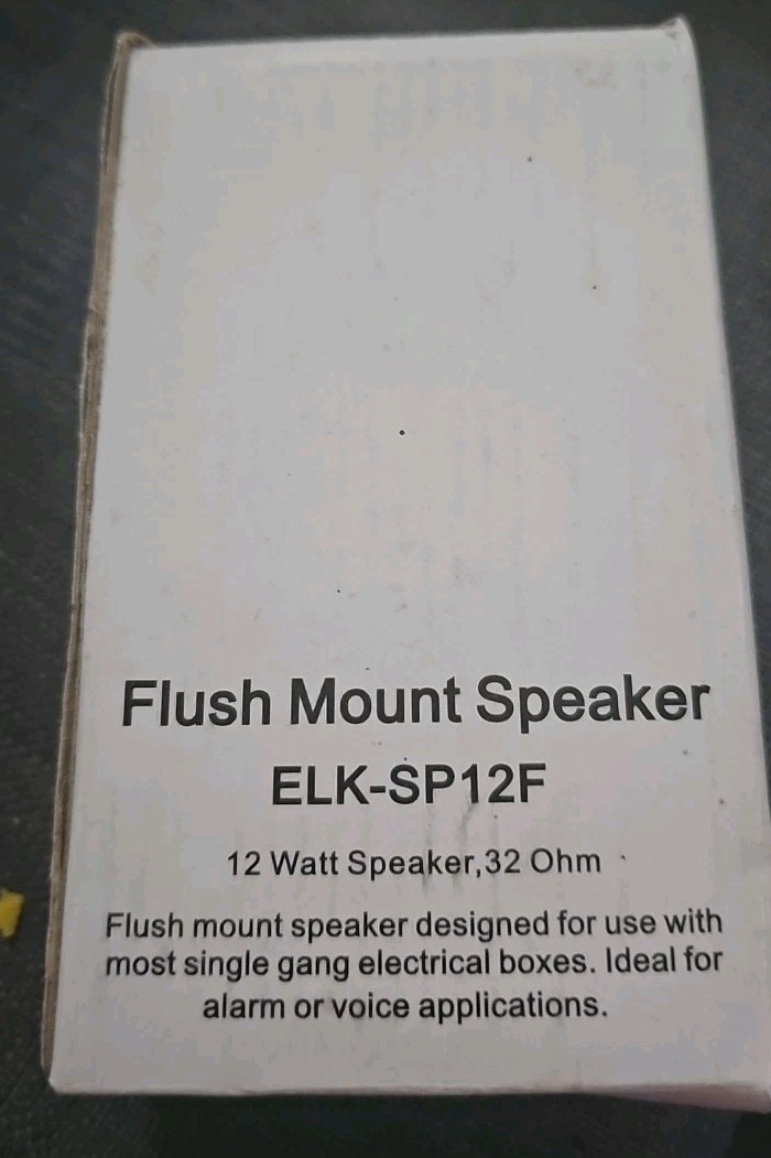 Set Of 2 ELK  ELK-SP12F Flush Mount Speaker