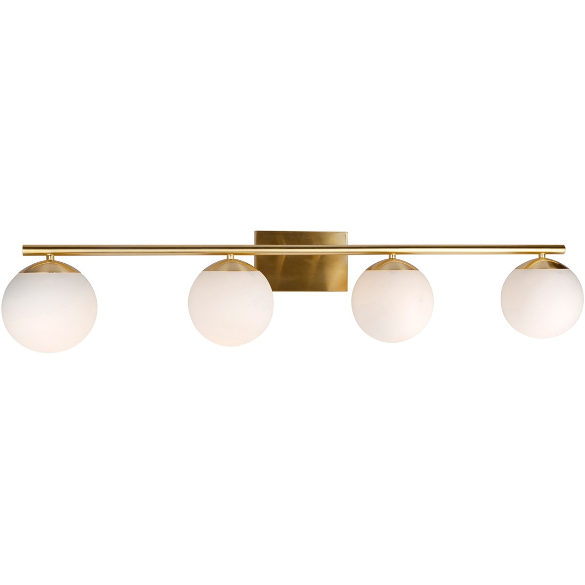 Forte Lighting 5745-04-12 Farrell Bathroom Vanity Light Soft Gold