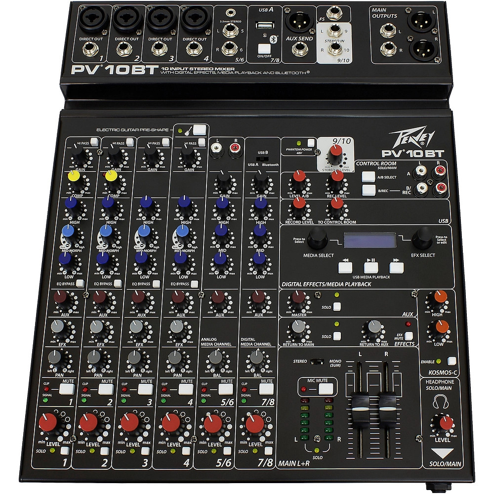 Peavey PV 10 BT Mixer with Bluetooth Refurbished