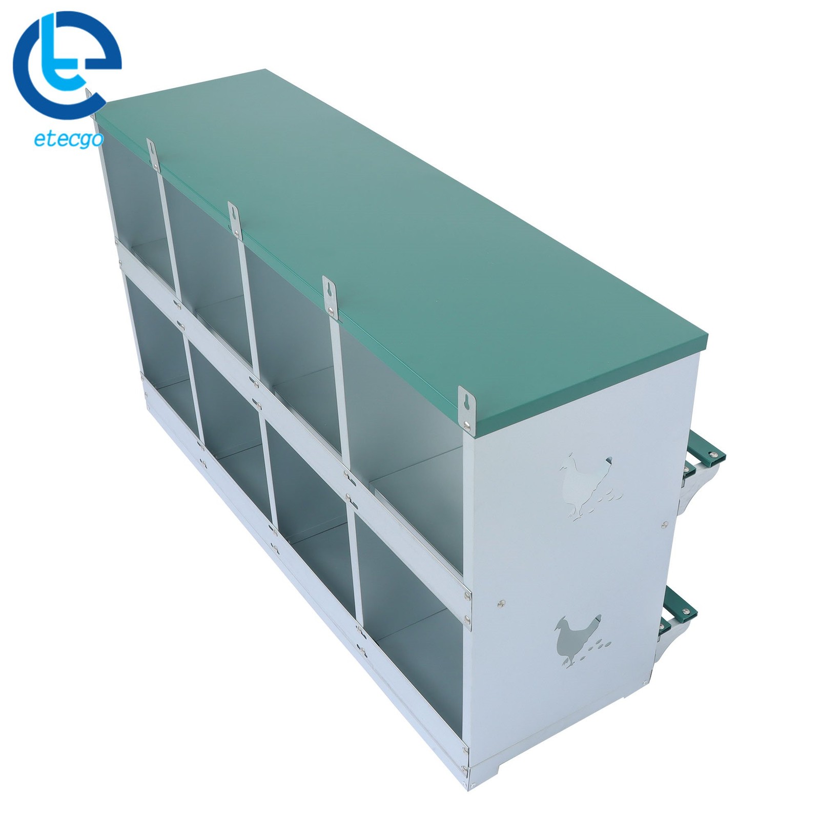 8 Hole Chicken Nest Box Nest Box Laying Egg Lay Box Hen Chicken Coop Box