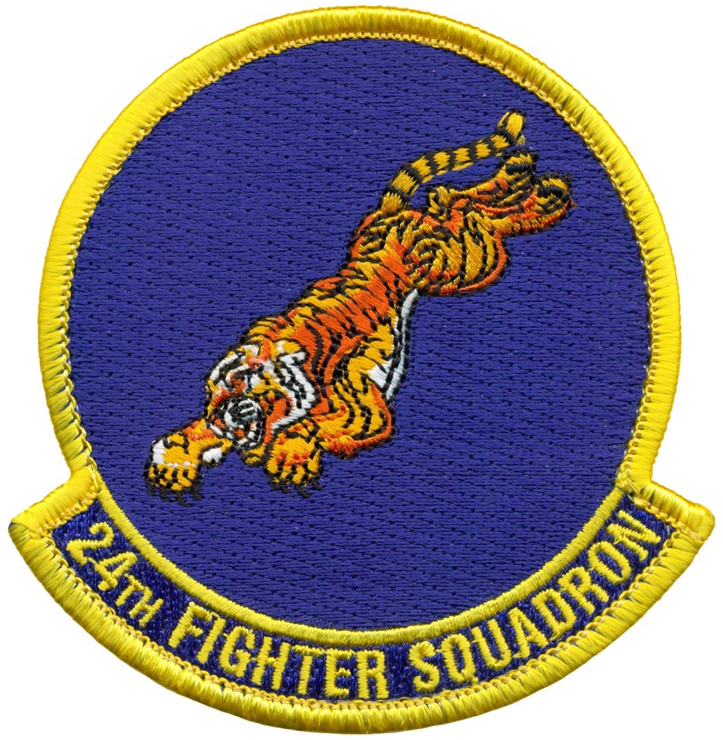 USAF 24th FIGHTER SQUADRON PATCH