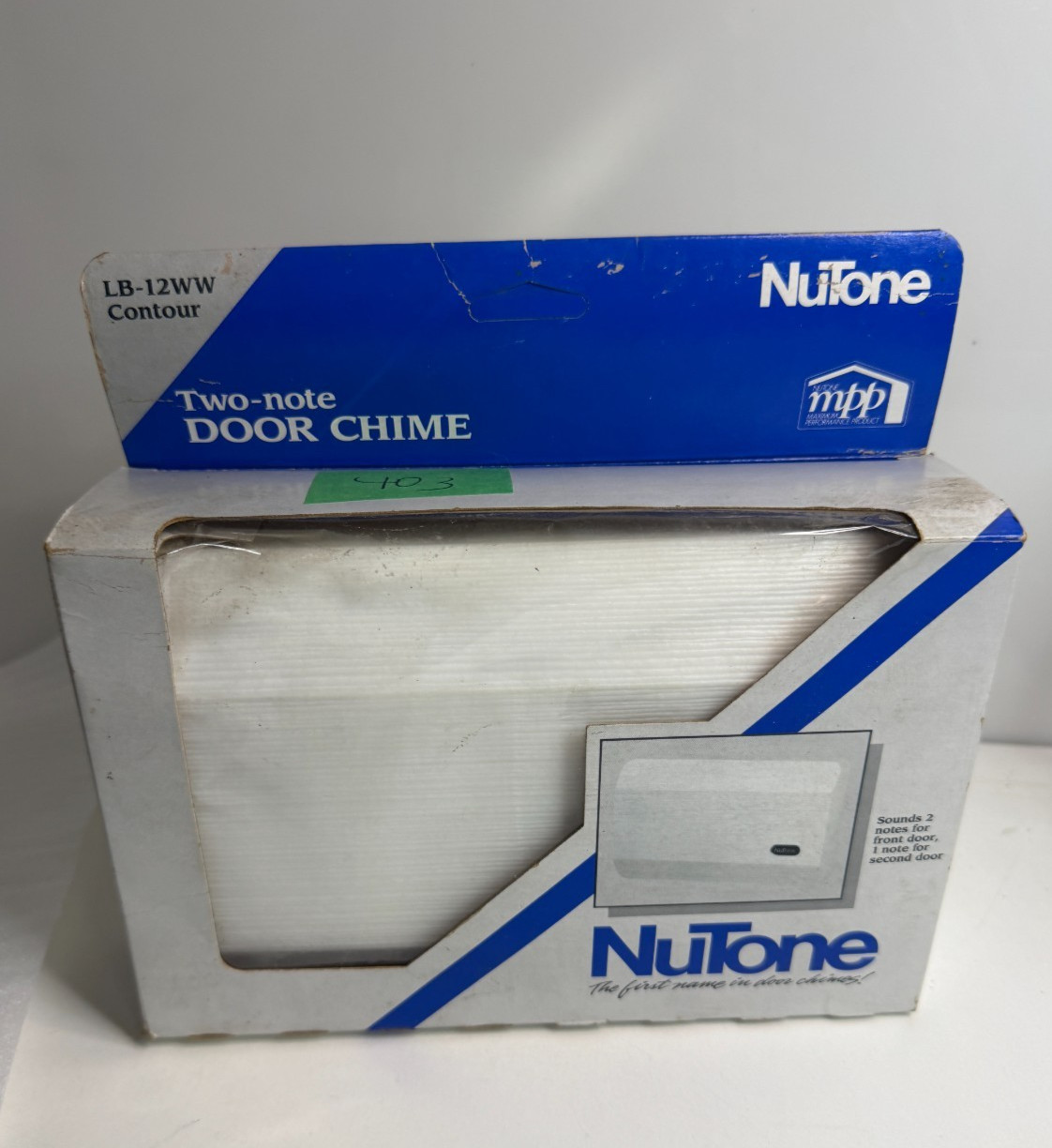 NuTone Two Note Door Chime LB-12WW Wired Doorbell