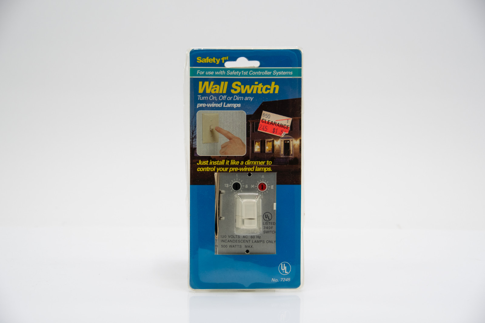 New Sealed Safety 1st Pre Wired Lamp Wall Switch 7245 NOS 1995