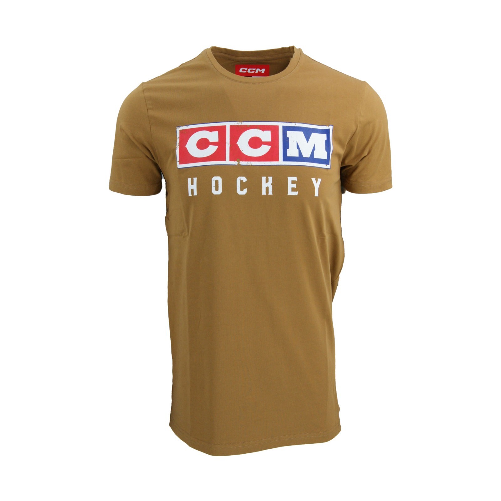 CCM Hockey Senior/Adult Vintage SS T-Shirt  (TSS48A) - Wood