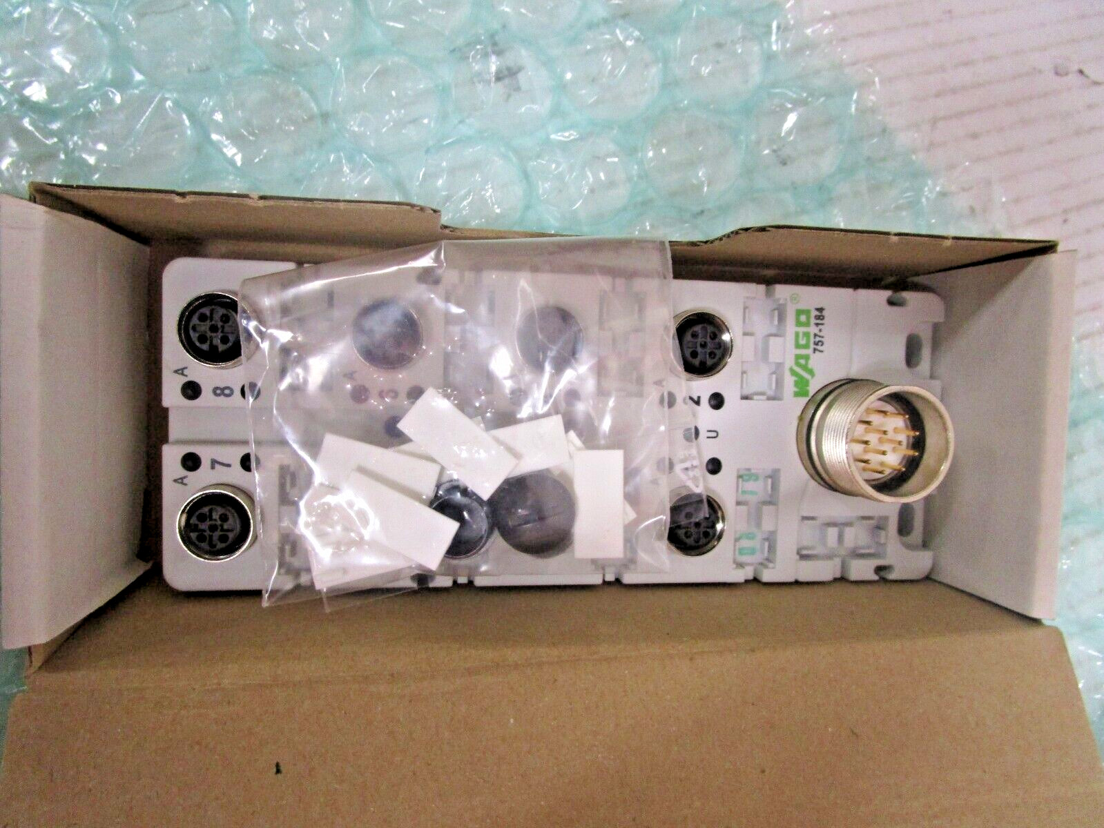 WAGO 757-184 / 757184 M12 Sensor/Actuator Box (NEW)