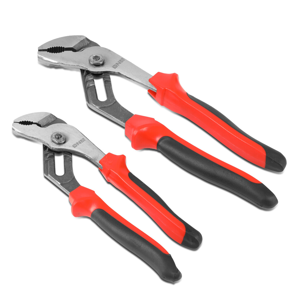10" + 8" Carbon Steel Slip Joint Cushioned Curved Jaw Tongue And Groove Pliers
