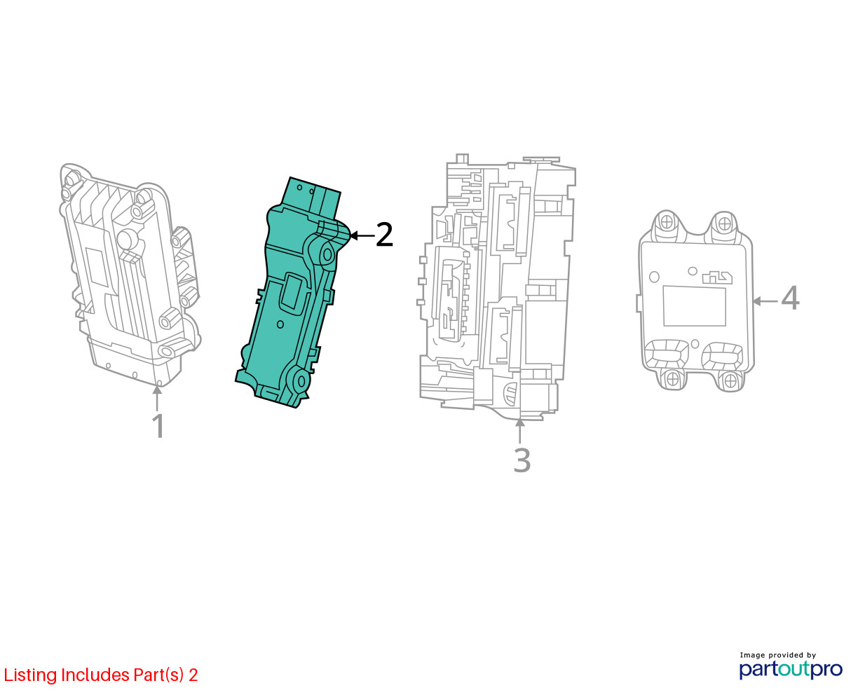 2018 Jeep Cherokee Transmission Control Module Computer