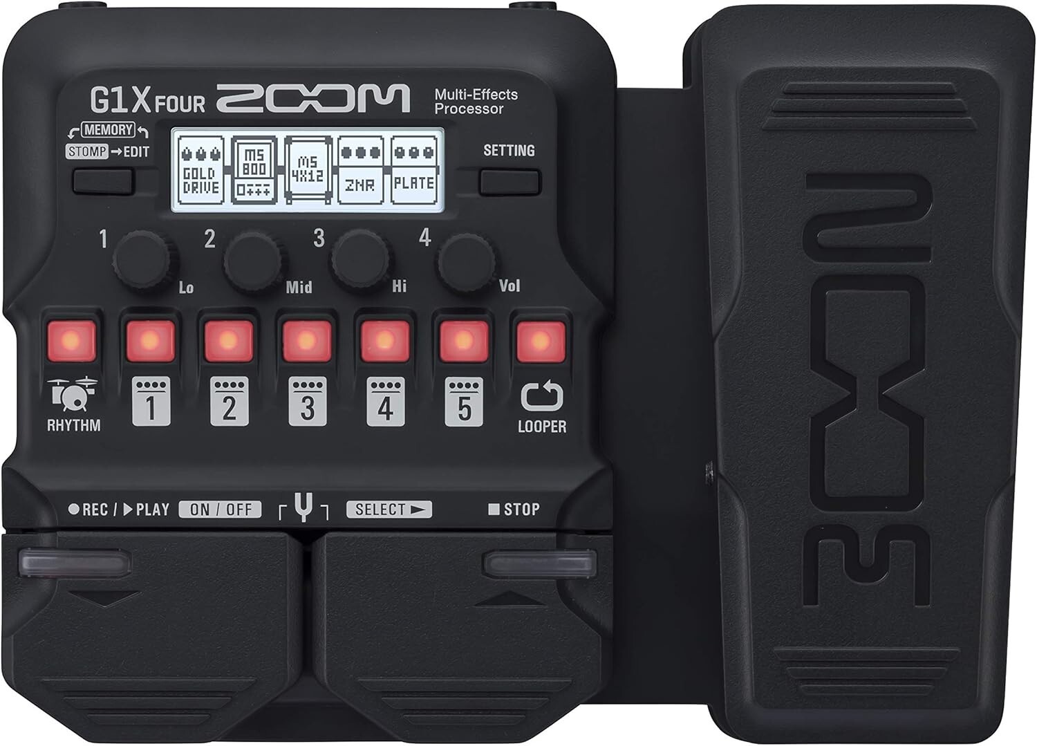 G1X FOUR Guitar Multi-Effects Processor with Expression Pedal, With 70+ Built...