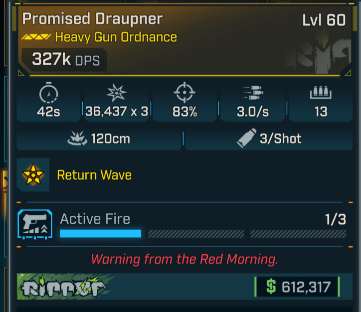 Borderlands 4⭐DRAUPNER HEAVY  GUN ORDANCE