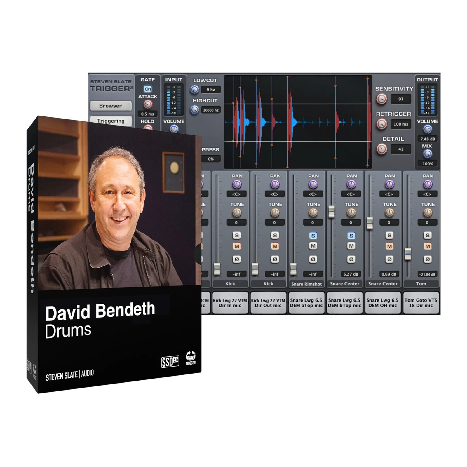 Steven Slate Drums Trigger 2 David Bendeth Expansion