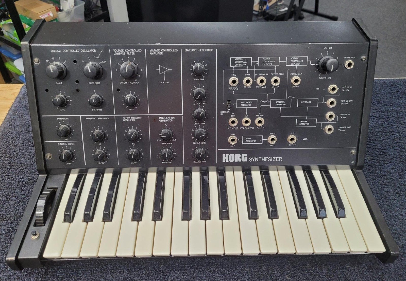 Korg MS-10 Keyboard Synthesizer s#139999