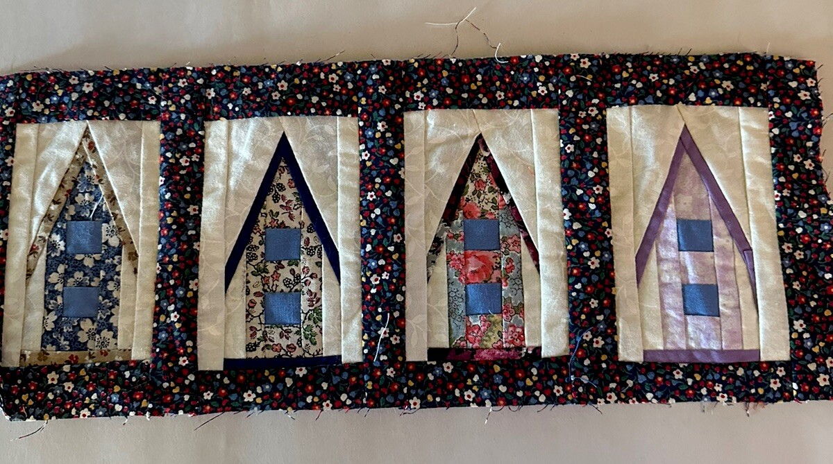 Paper Pieced Houses