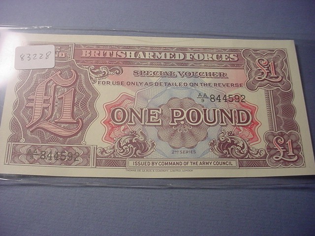 British Armed Forces Military 1 Pound Series 2 #83228