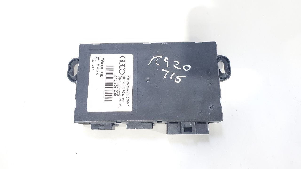 2010 11 12 13 14 15 16 2017 Audi A5 OEM Convertible Top Control 8F0959255