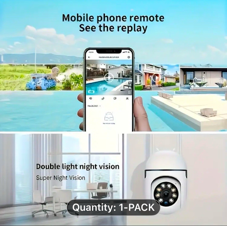 Yi Iot Indoor/Outdoor Security Wi Fi Camera 1080p Single Pack