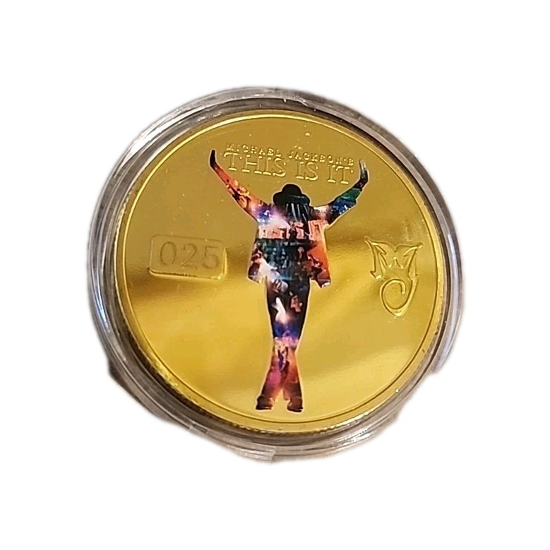This Is It - Michael Jackson Gold Commemorative Coin