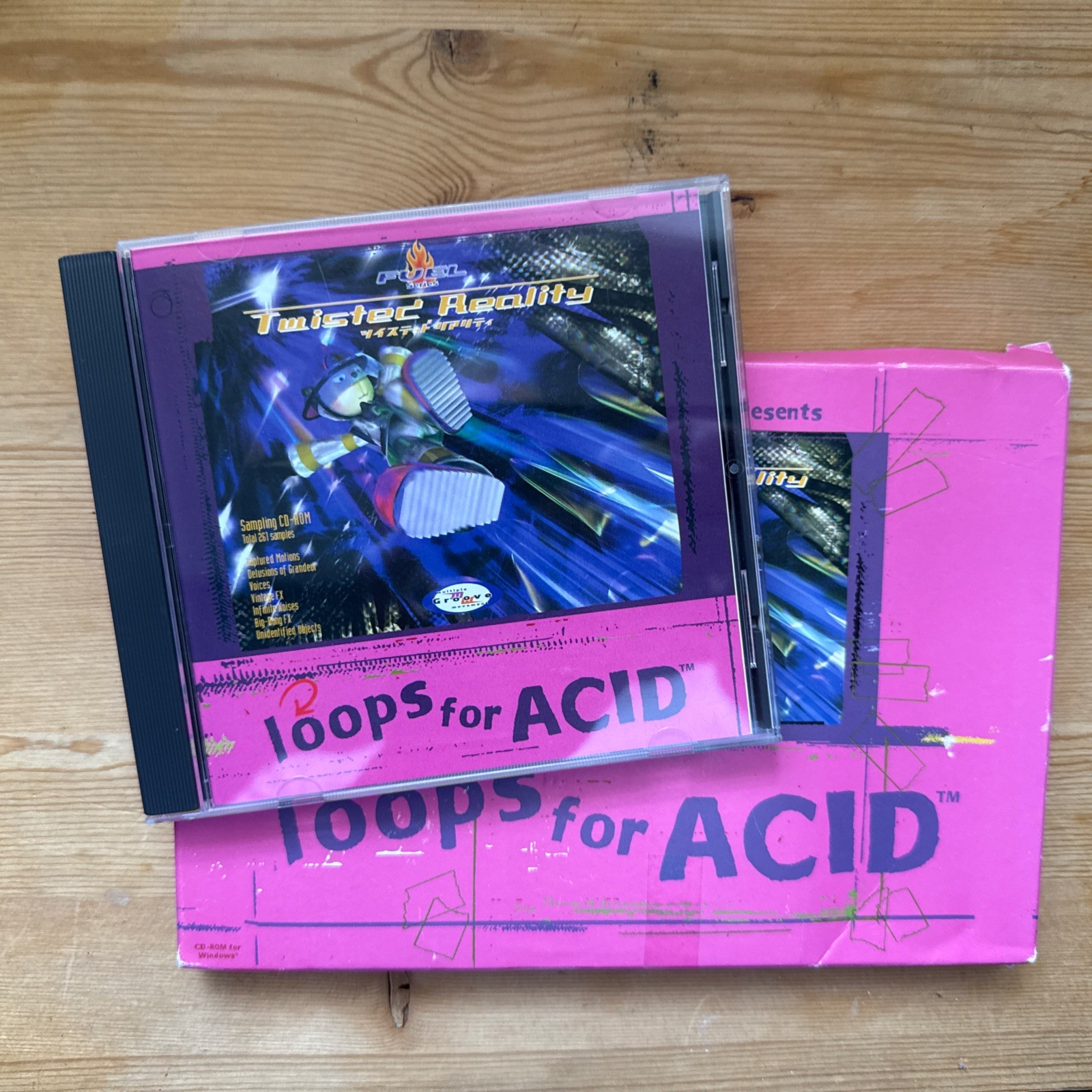 Sonic Foundry Fuel Series Twisted Reality Loops For Acid Sampling CD