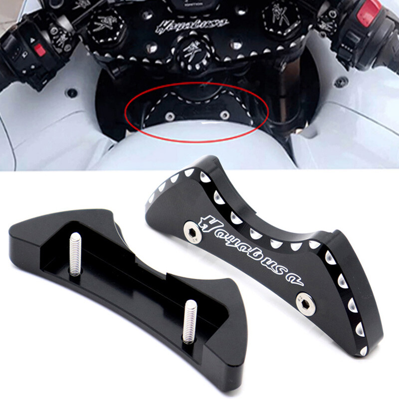 For SUZUKI HAYABUSA 1999-2020 Front Gas Tank Pad Center Cover W/Ball Cut Edges