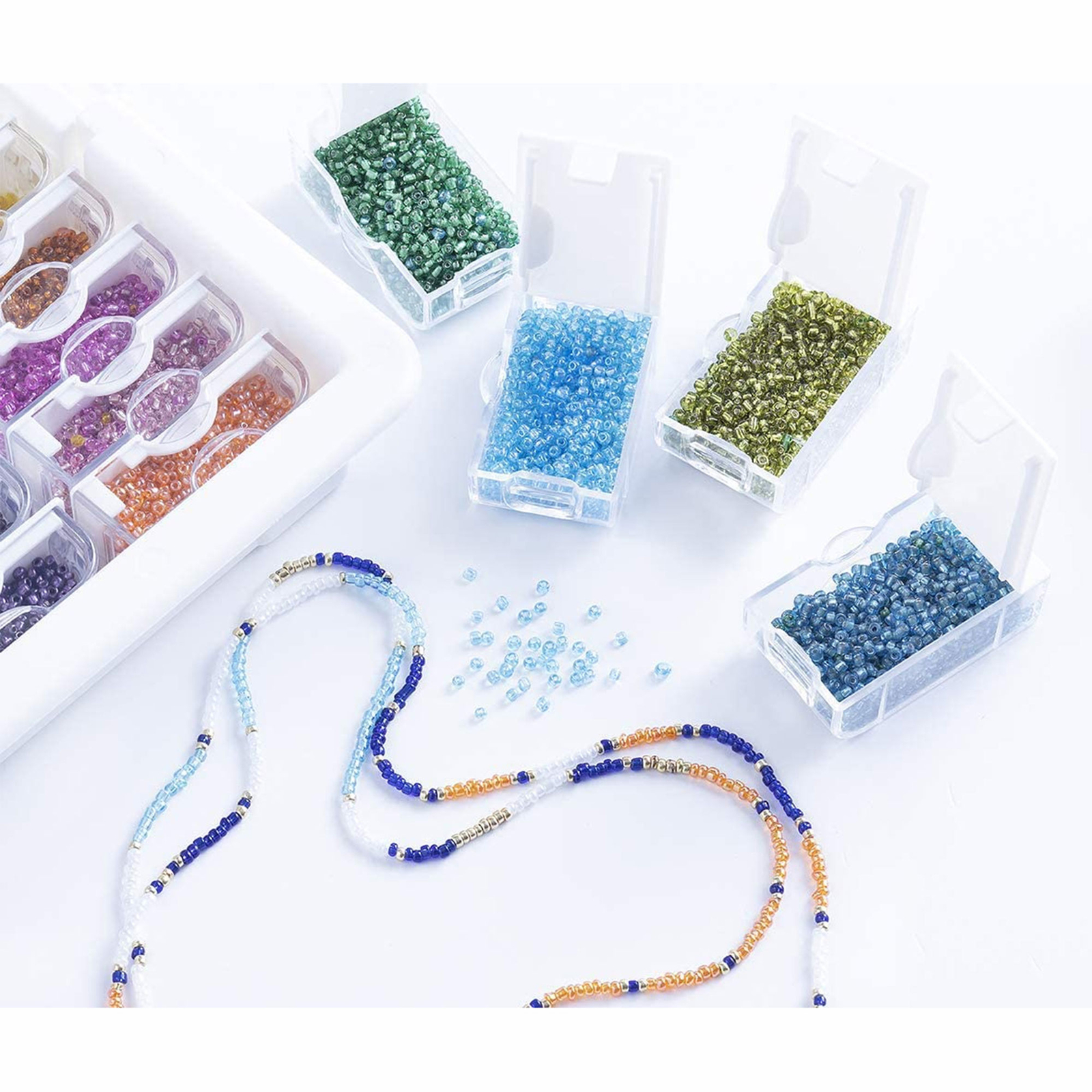 Elizabeth Ward Bead Storage Solutions 45 Piece Assorted Organizer Tray(Open Box)