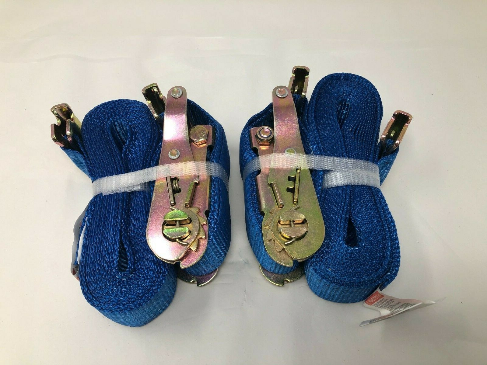 Cargo 2" X 20' w/E Fitting Ratchet Tie Down Strap Lot of 2