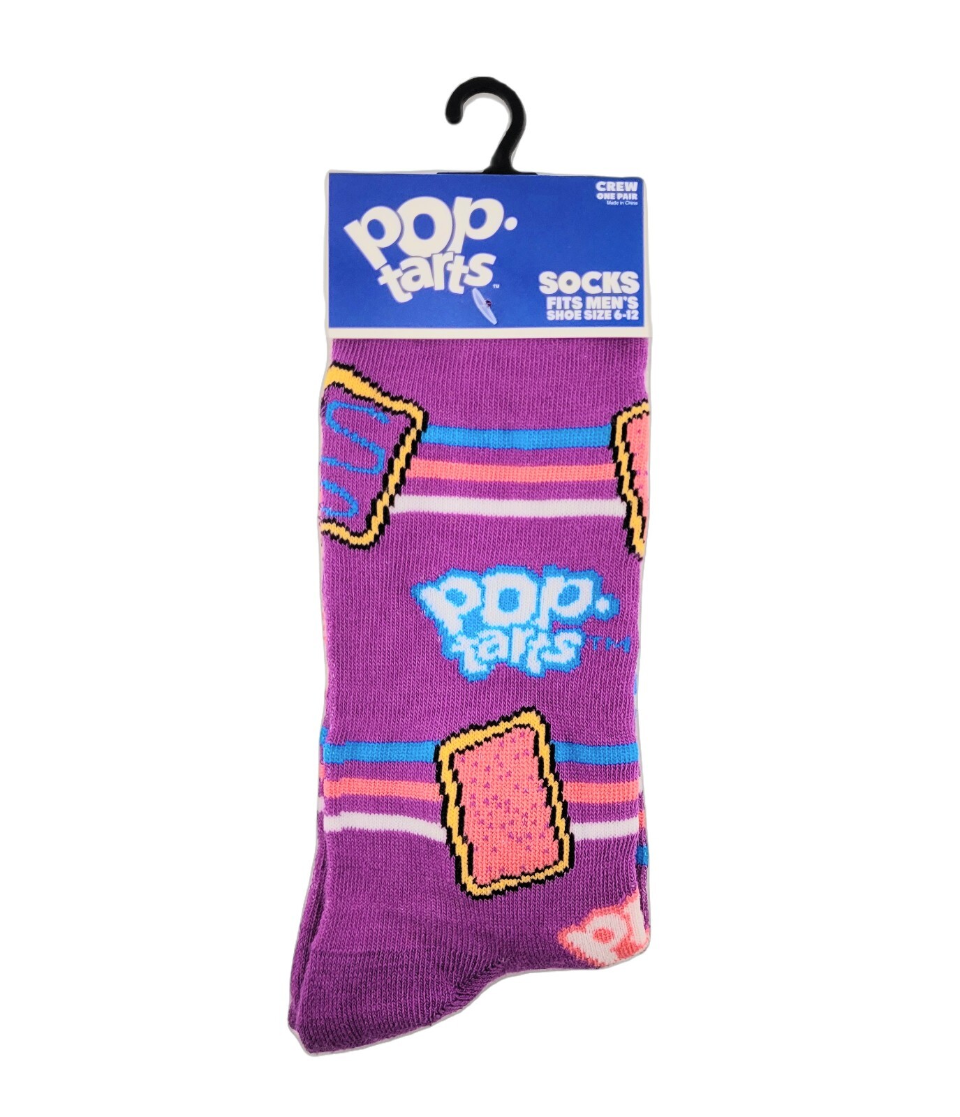 NEW Odd Sox Pop Tarts Purple Crazy Funny Novelty Crew Socks Gift Adult Men Women