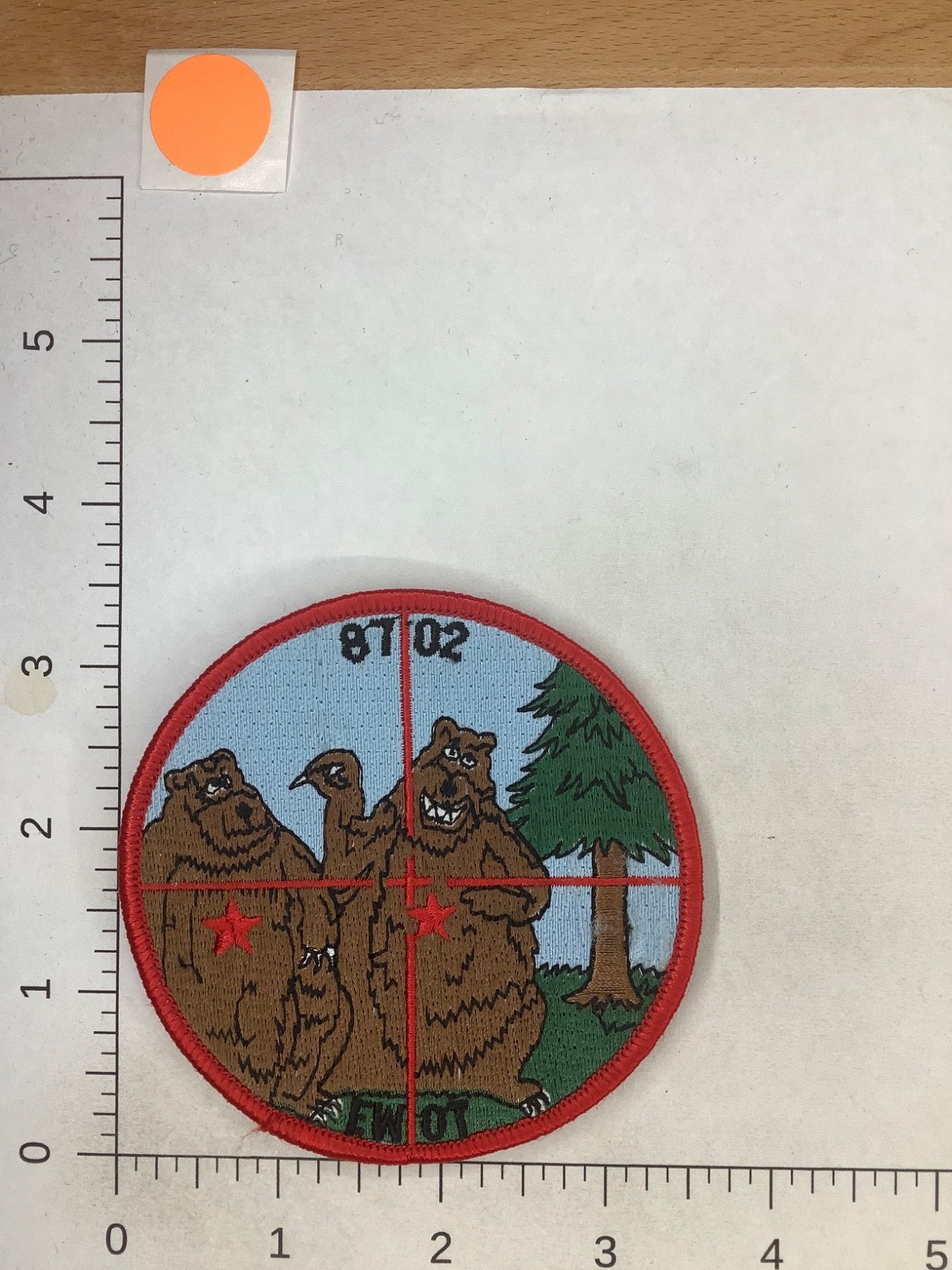 USAF CLASS 87-02 EWOT SQUADRON PATCH