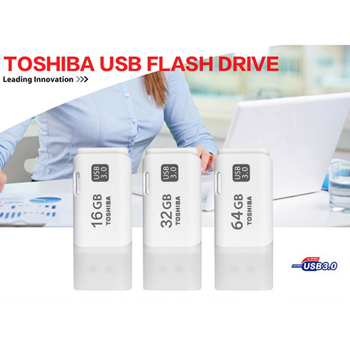 Wholesale TOSHIBA U301 USB 3.0 Drive 64GB UDisk Flash Storage Memory Stick White