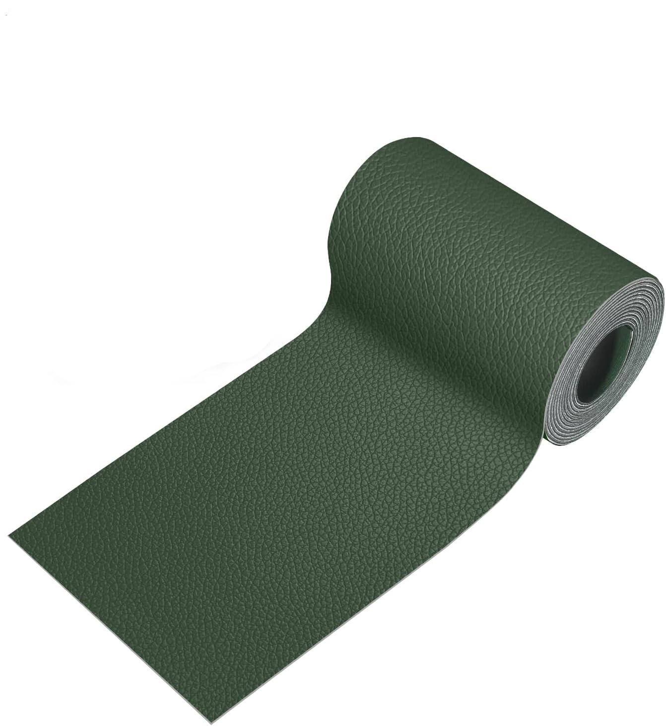 Green-Litchi Grain 3 x 60" Leather Repair Tape Self Adhesive For Furniture Sofa