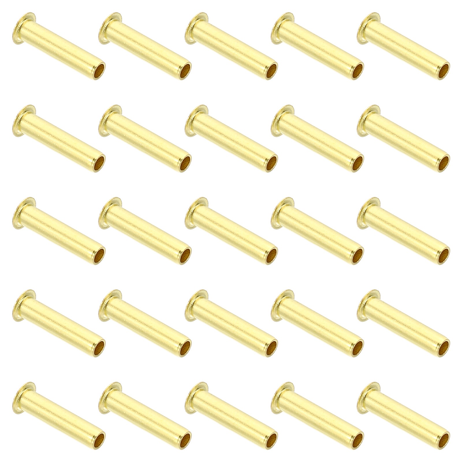 60Pcs Brass Compression Insert Compression Insert Tube Support for 3/16" OD Tube