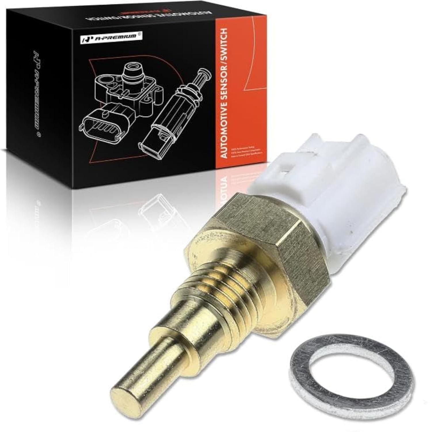 A-Premium Engine Coolant Temperature Sensor Compatible with Lexus, Toyota