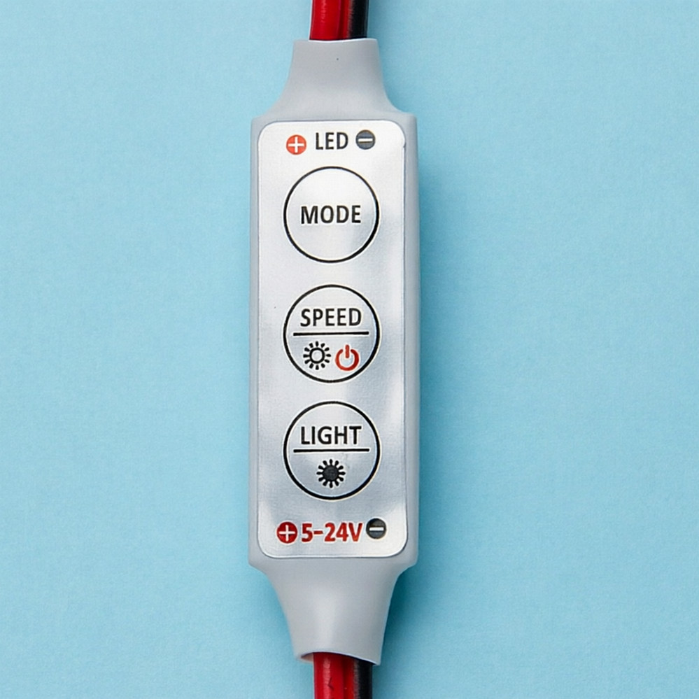 3-key LED light strip controller for 335 3528 5050 COB 5 v 9 12 24 volt dimmer
