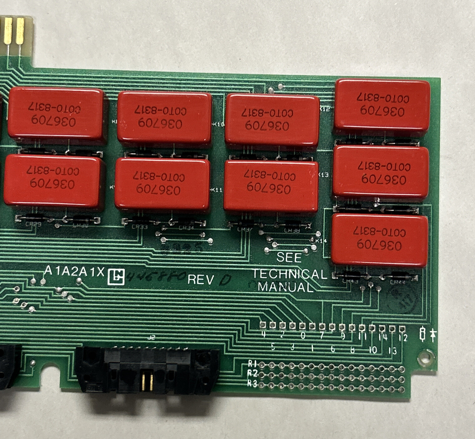 LEEDS & NORTHRUP,A1A2A1X,INPUT MODULE PCB CIRCUIT BOARD