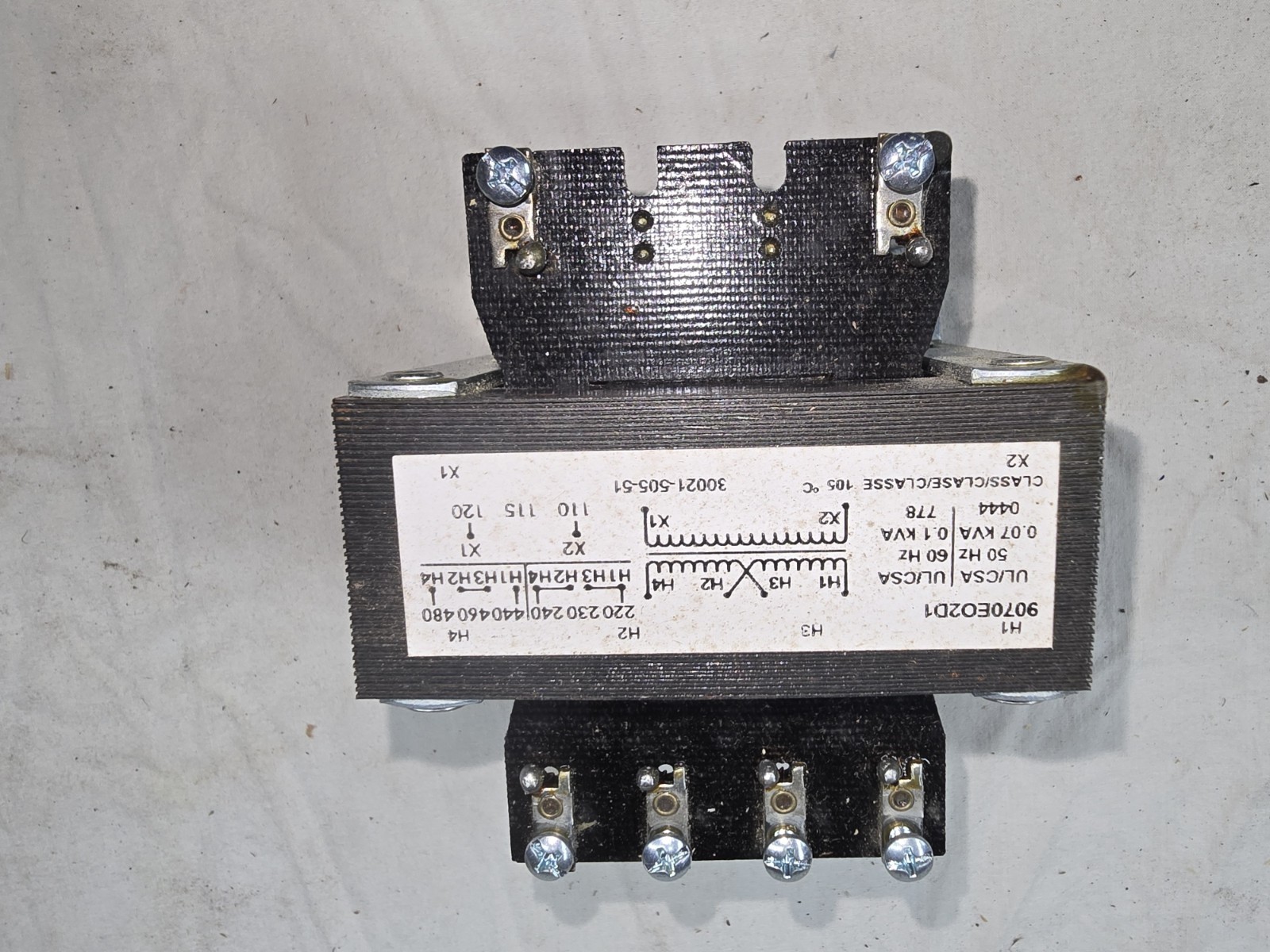 Square D Control Transformer