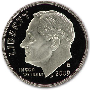 2009-S Roosevelt Dime Gem Proof