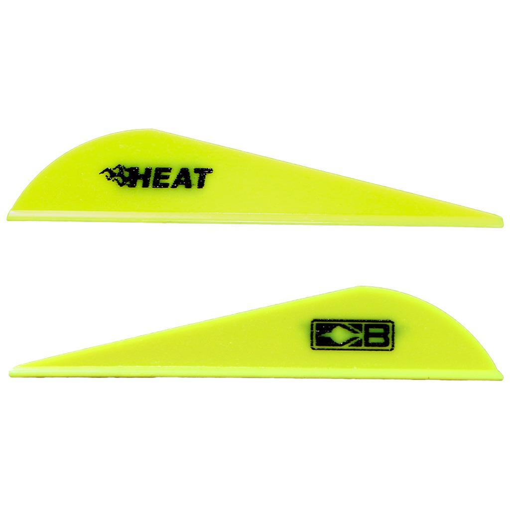 Bohning Heat Vanes Neon Yellow 36 Pack