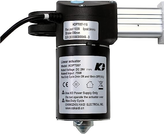 Kaidi Motor KDPT007-115 Linear Actuator for Power Recliner Couch Lift Chairs